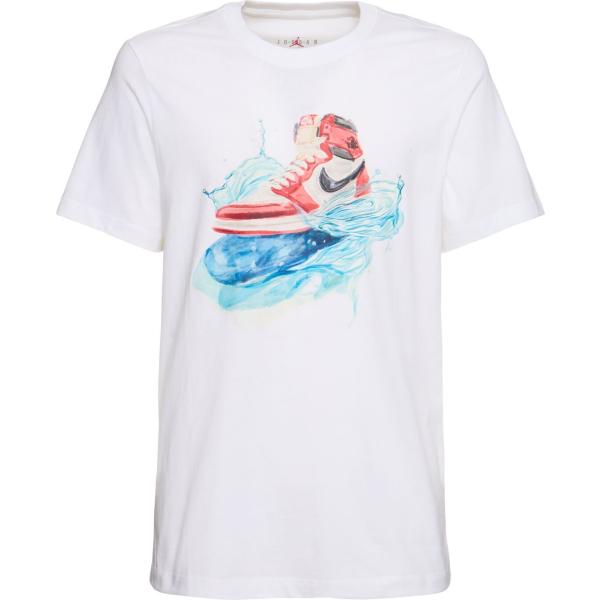 t-shirt Jordan bianco con stampe