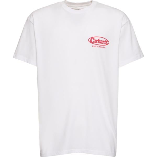 t-shirt Carhartt Wip bianco con stampe