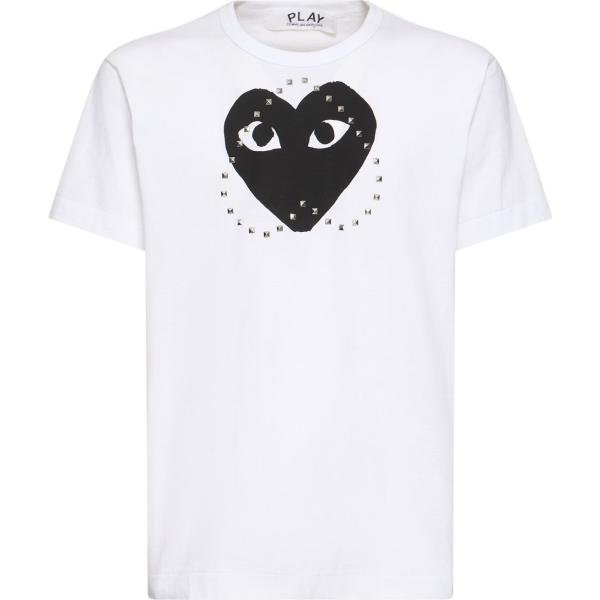 t-shirt Comme Des Garçons Play bianco