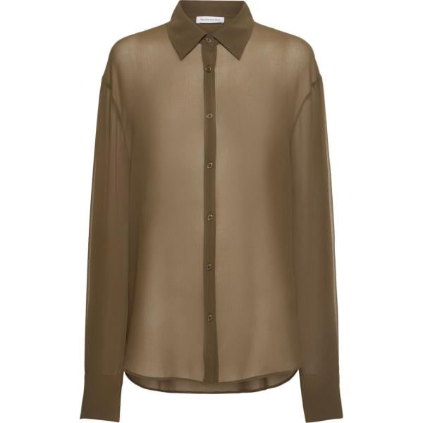 camicie The Frankie Shop marrone