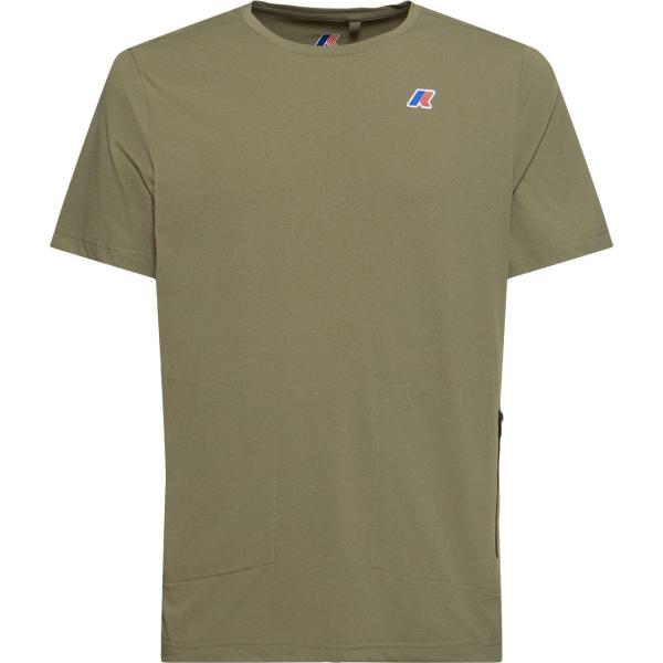 t-shirt K-Way verde