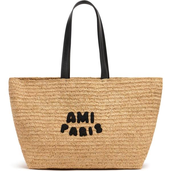 borse tote Ami Paris marrone