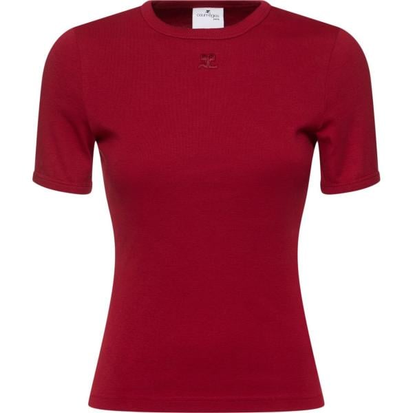 t-shirt Courreges rosso