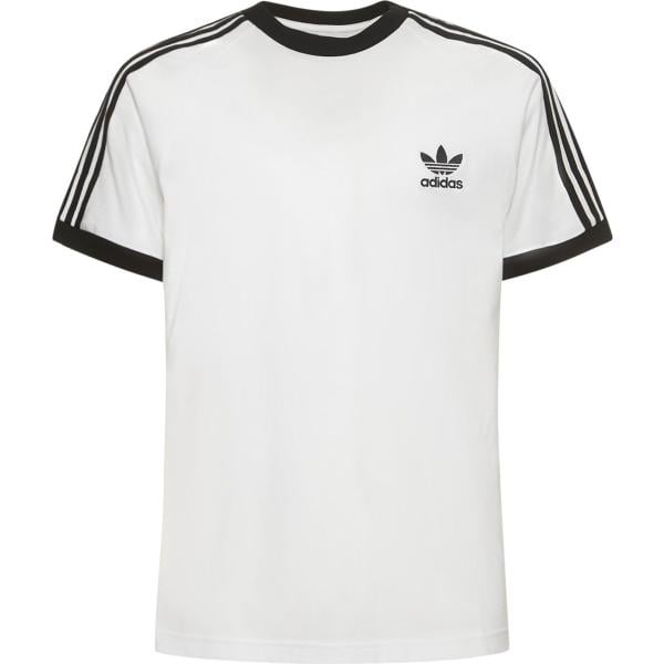 t-shirt Adidas Originals bianco a righe