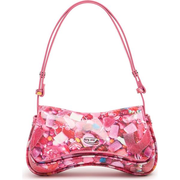 borse a spalla Diesel multicolore con stampe