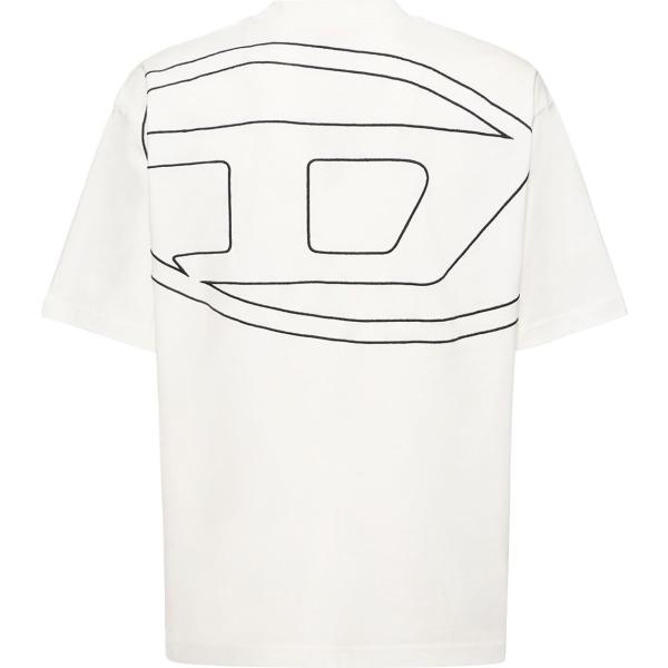 t-shirt Diesel bianco