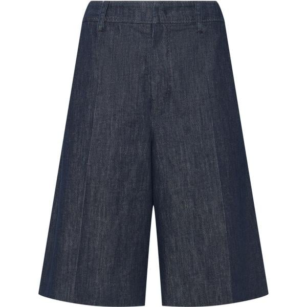 shorts da donna in blu scuro con zip 'S Max Mara