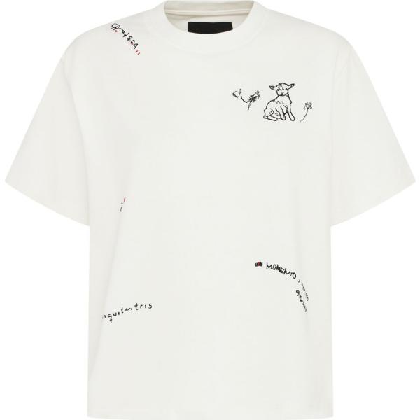 t-shirt Cordera bianco