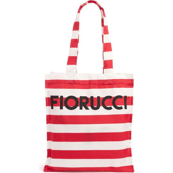 shopping bag Fiorucci multicolore a righe