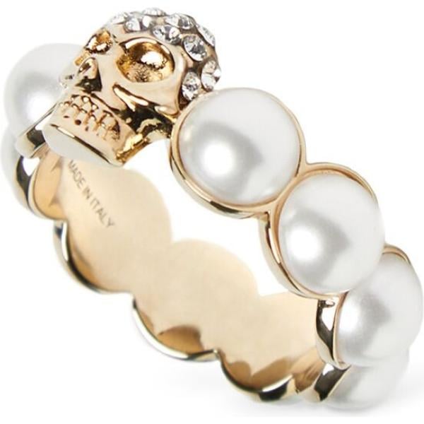 anelli Mcqueen bianco
