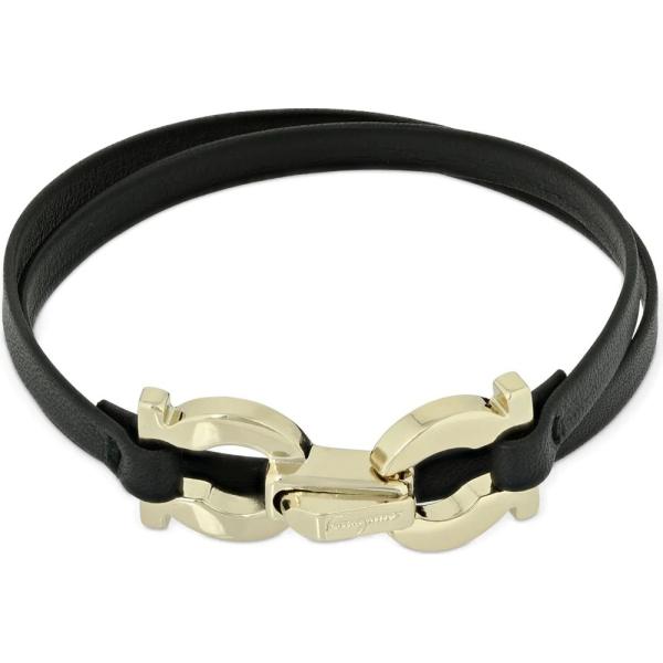 bracelets Salvatore Ferragamo noir