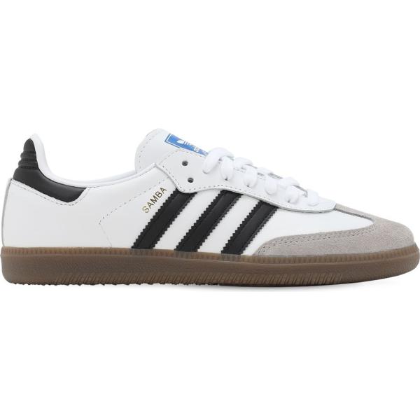 Adidas blanche online cuir