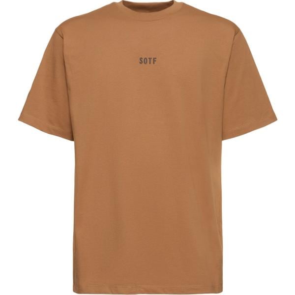 t-shirts Sotf marron imprimé