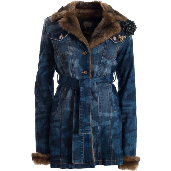 giacche Fracomina blu military