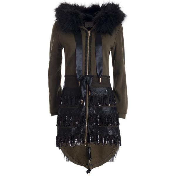 parka Fracomina nero