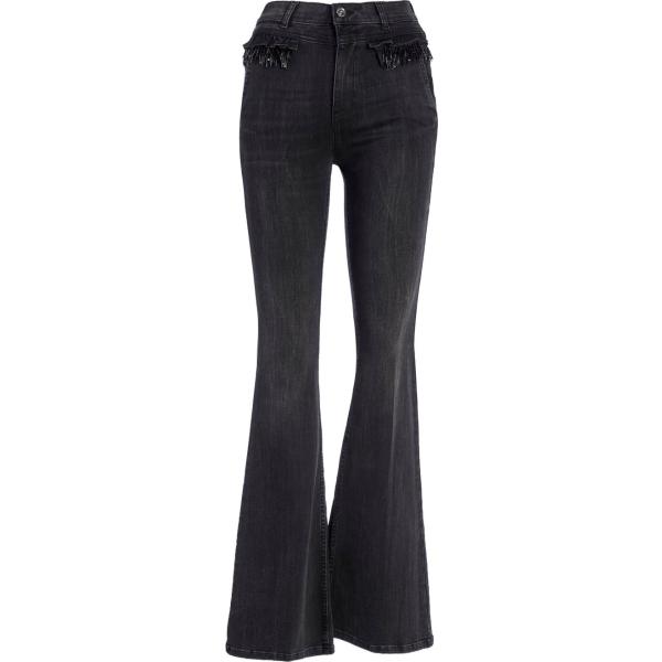 jeans bootcut Fracomina nero