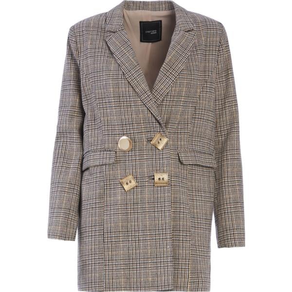 blazer Fracomina marrone principe di galles