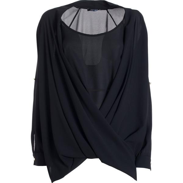 bluse Fracomina nero