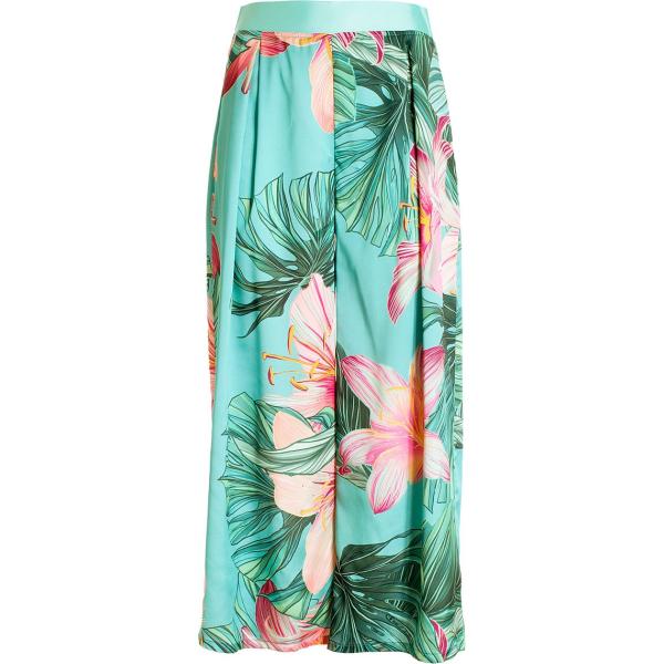 pantaloni Fracomina blu a fiori