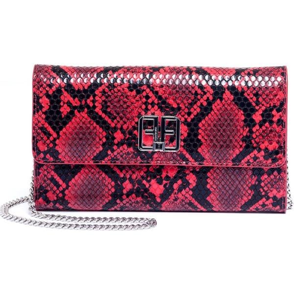 pochette Fracomina viola con stampe