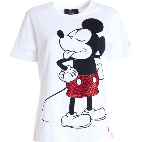 t-shirt Fracomina bianco con stampe