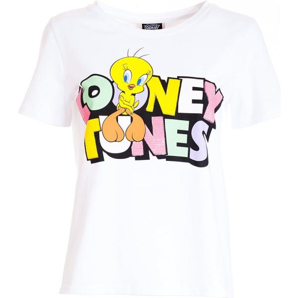 t-shirt Fracomina bianco con stampe
