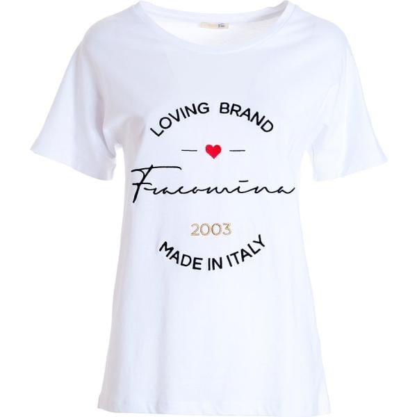 t-shirt Fracomina bianco