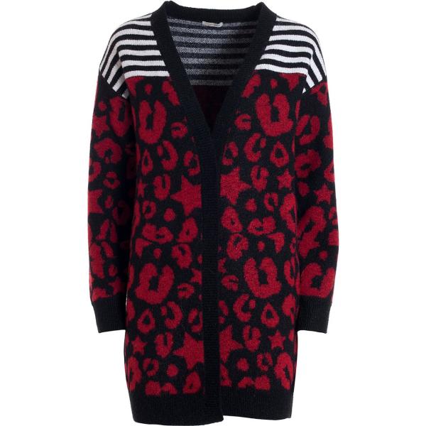 cardigans Fracomina nero animalier