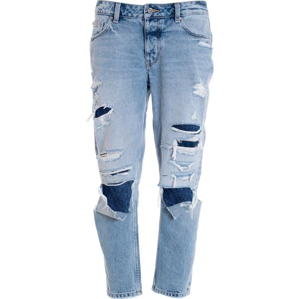 jeans boyfriend Fracomina blu