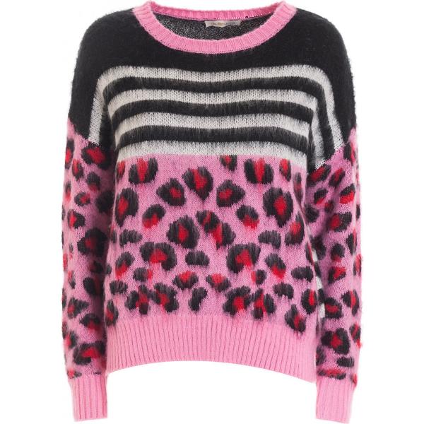 maglieria Fracomina multicolore animalier