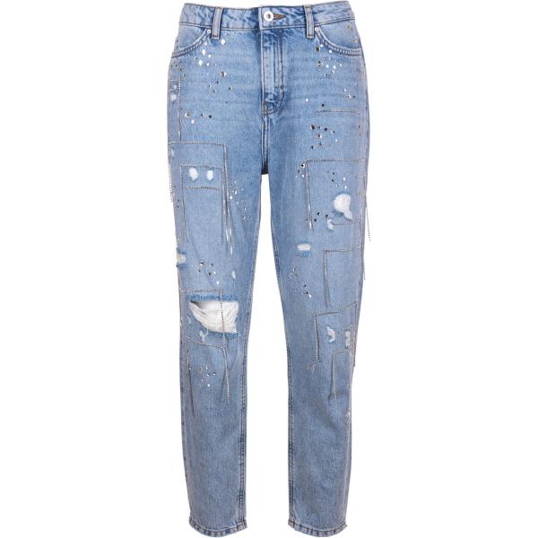jeans boyfriend Fracomina blu