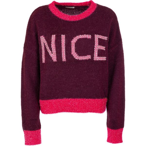 maglieria Fracomina rosso con stampe
