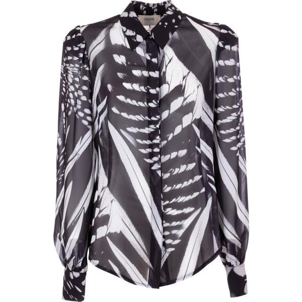 camicie Fracomina grigio a fiori