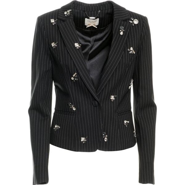 blazer Fracomina nero a righe