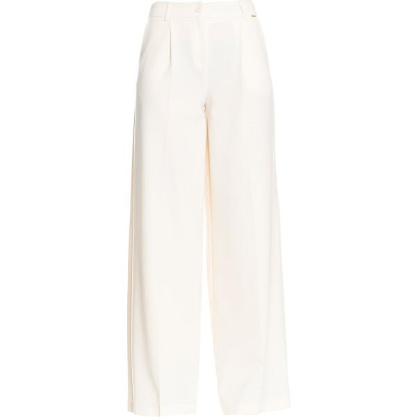 pantaloni a palazzo Fracomina bianco tinta unita