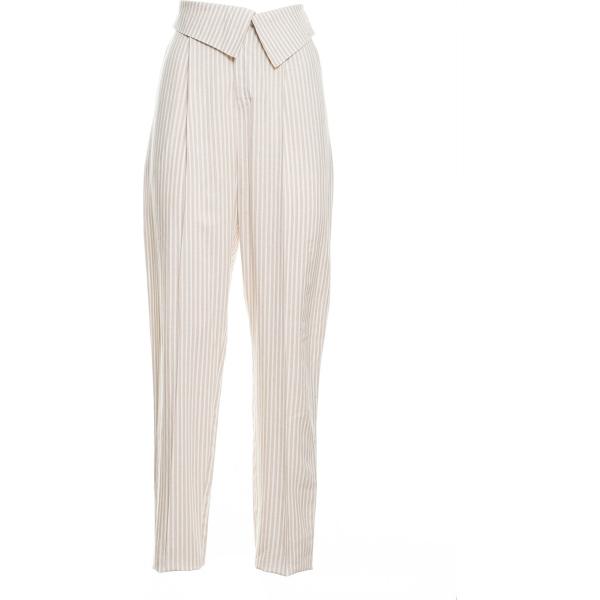 pantaloni Fracomina grigio a righe