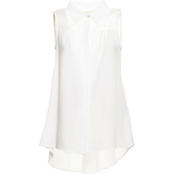bluse Fracomina bianco tinta unita