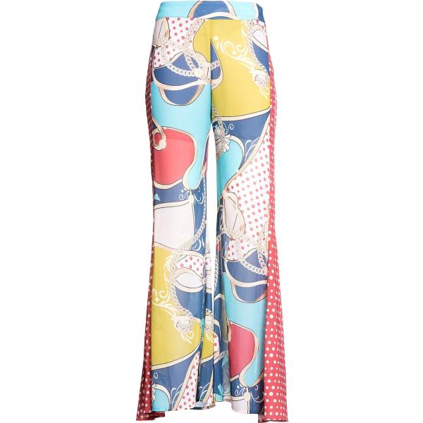 pantaloni a palazzo Fracomina bianco con stampe
