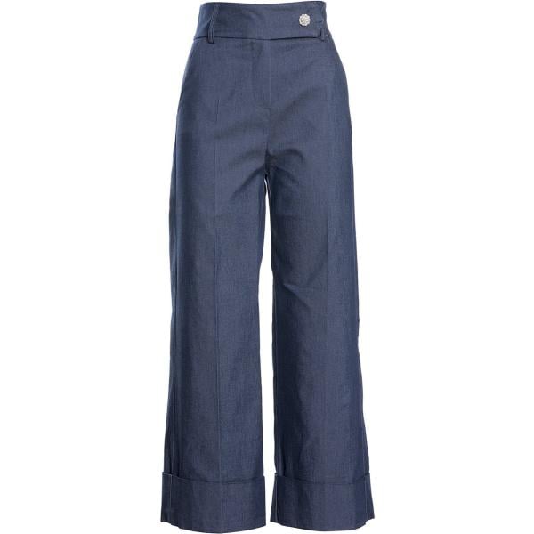 pantaloni capri Fracomina blu