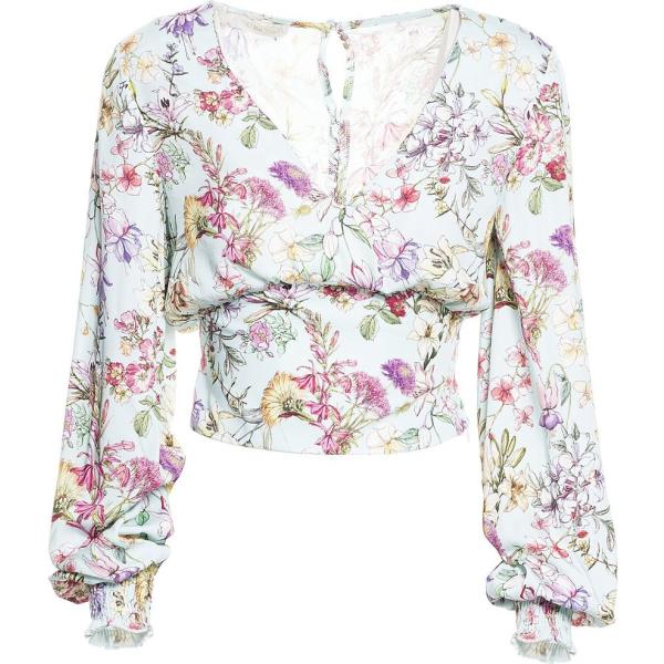 bluse Fracomina bianco a fiori