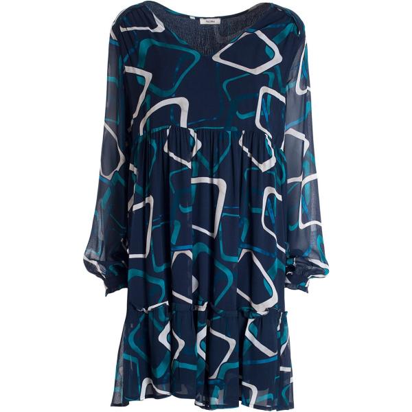 vestiti Fracomina blu geometrica