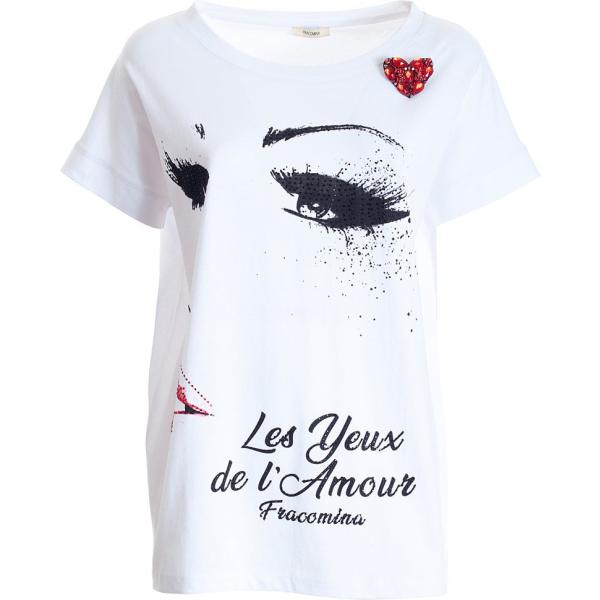 t-shirt Fracomina bianco