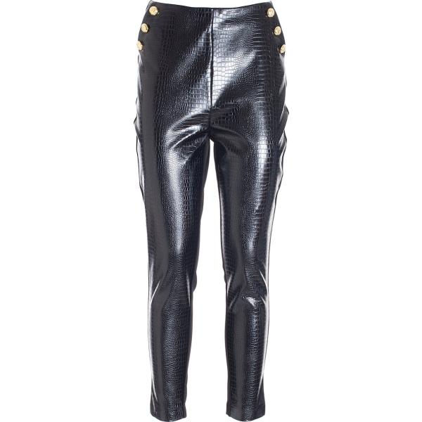leggings Fracomina grigio con stampe
