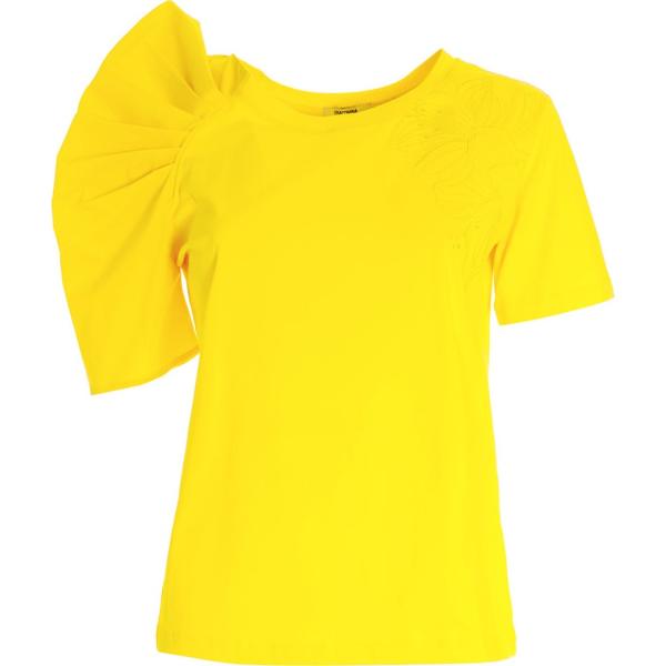 t-shirt Fracomina giallo