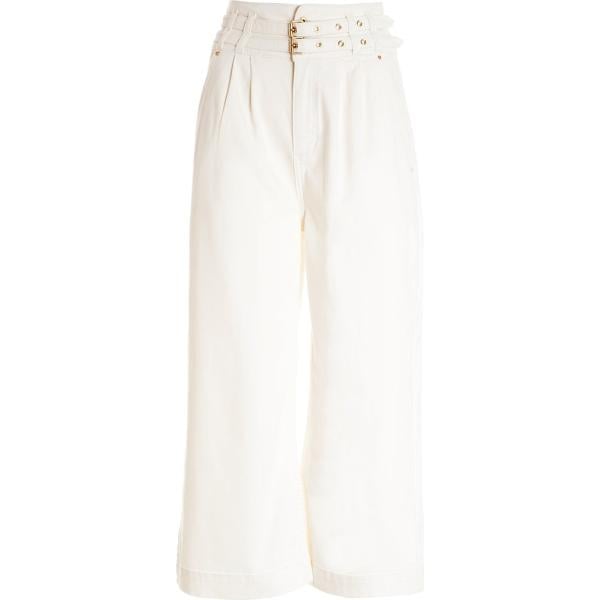 pantaloni Fracomina bianco