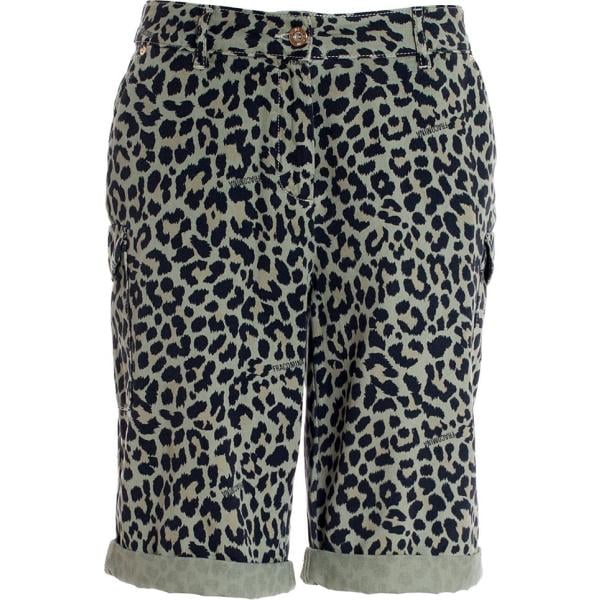 bermuda Fracomina grigio animalier