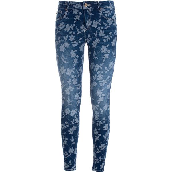 jeans Fracomina blu a fiori