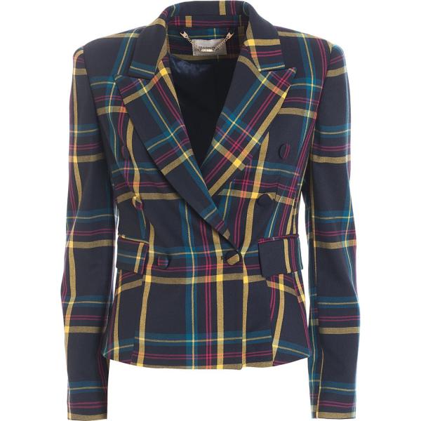 blazer Fracomina grigio scozzese