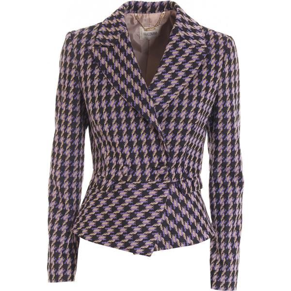 blazer Fracomina marrone pied de poule