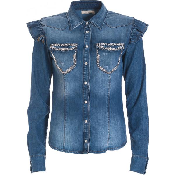 camicie Fracomina blu